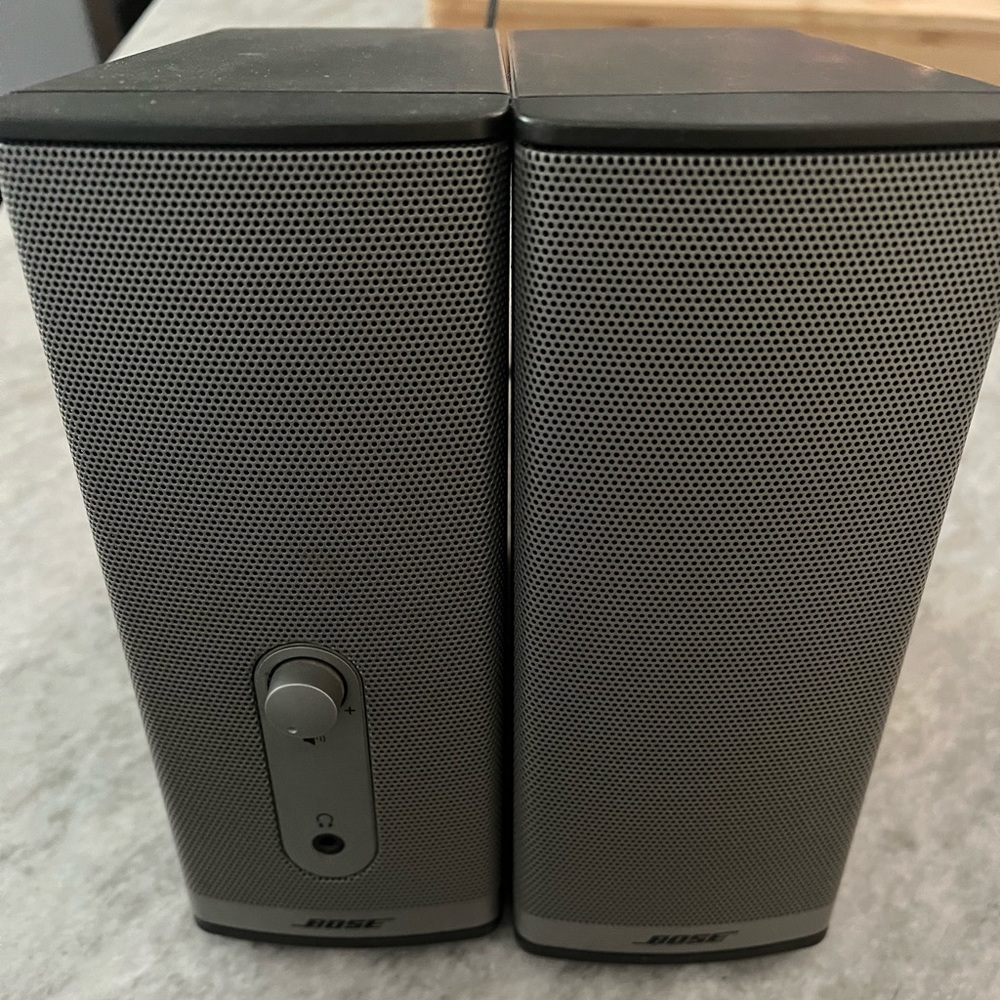 Bose companion series speakers.
